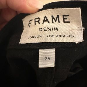 Black Frame Denim Le Skinny Jeanne Jeans Size 25.